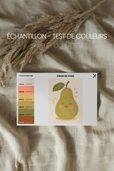 Oleka Canvas ZESTE D'AMOUR, Oeuvre sur toile rigide, encadré Naturel Clair (collective) vendu par Veille sur toi