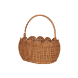 Olli Ella OEKBAS-OVA-NA-O Panier pétale en rotin naturel - Olli Ella vendu par Veille sur toi