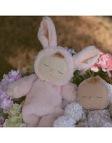 Olli Ella OEKLLC-LUL-PI-O Poupée musicale - Lullaby Cozy Dinkum - Lapin Moppet - Olli Ella vendu par Veille sur toi