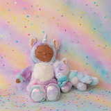 Olli Ella OETANI-BIN-RA-O Bébé licorne Binky - Dream - Arc-en-ciel - Olli Ella vendu par Veille sur toi