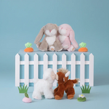 Olli Ella OETBIN-BIN-WH-P Agneau Binky - May - Olli Ella vendu par Veille sur toi