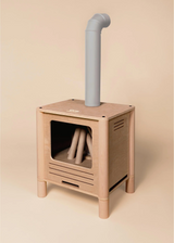 Oramood ORAMOOD-NORDIK-NATUREL-BLEU Foyer décoratif - Nordik naturel - Oramood Cheminée bleue vendu par Veille sur toi