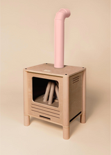 Oramood ORAMOOD-NORDIK-NATUREL-ROSE Foyer décoratif - Nordik naturel - Oramood Cheminée rose vendu par Veille sur toi