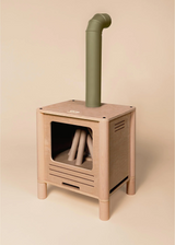 Oramood ORAMOOD-NORDIK-NATUREL-VERT Foyer décoratif - Nordik naturel - Oramood Cheminée verte vendu par Veille sur toi