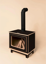 Oramood ORAMOOD-RUSTIK-NOIR Foyer décoratif - Rustik noir - Oramood vendu par Veille sur toi