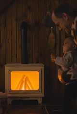 Oramood ORAMOOD-RUSTIK-NOIR Foyer décoratif - Rustik noir - Oramood vendu par Veille sur toi