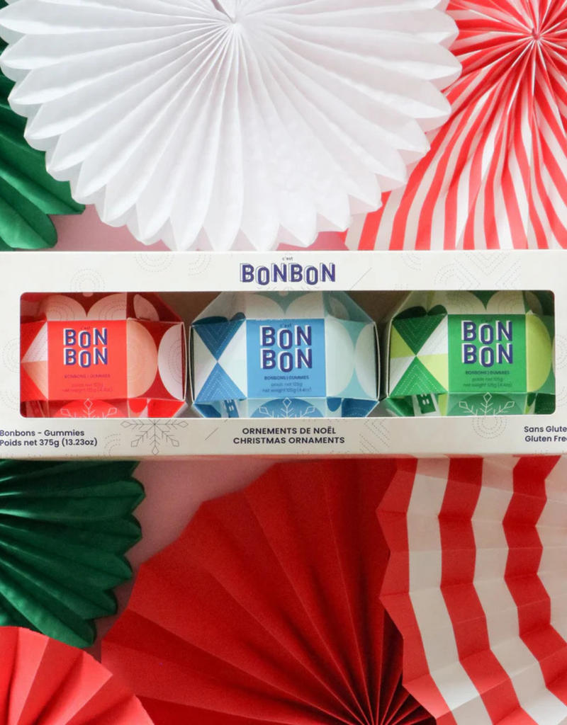 Bonbons - Trio ornements de Noël - La boîte à bonbons