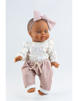 Paola Reina PR-4118 Bébé Gordis - Ruby avec blouse fleurie, pantalon et boucle - Paola Reina vendu par Veille sur toi