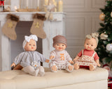 Paola Reina PR-4132 Bébé Gordis - Frederica avec salopette-robe fleurie et bandeau - Paola Reina vendu par Veille sur toi