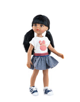 Paola Reina PR-4684 Poupée Las Amigas - Caya avec chandail lapin et jupe - Paola Reina vendu par Veille sur toi