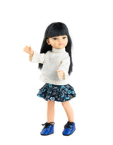 Paola Reina PR-4689 Poupée Las Amigas - Liu avec jupe fleurie - Paola Reina vendu par Veille sur toi