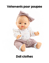 Paola Reina PR-54116 Vêtements pour poupée Gordis, Los Manus et Alex & Sonia - Ensemble fleuri - Paola Reina vendu par Veille sur toi