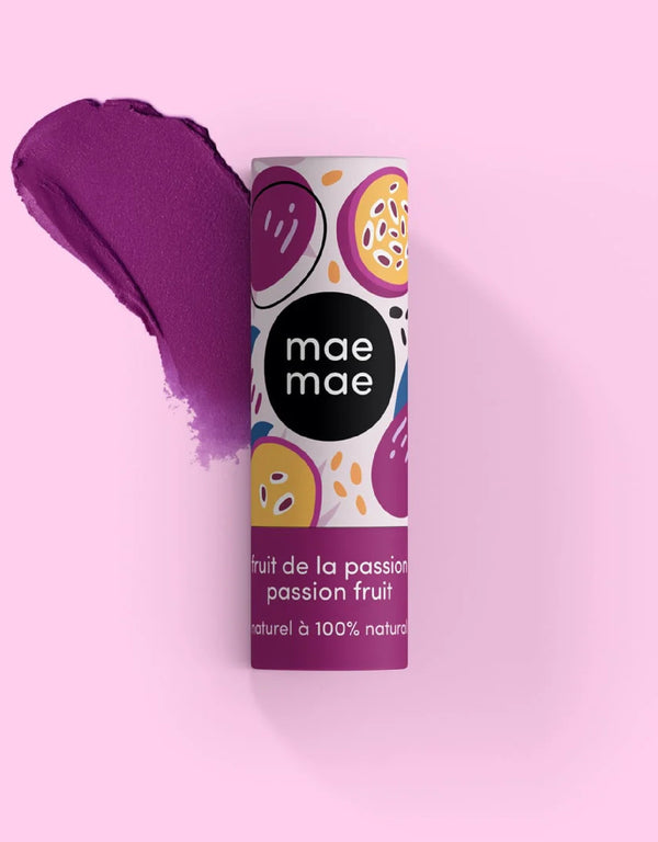 Baume à lèvres avec teinte - Fruit de la passion - Mae Mae ⚜