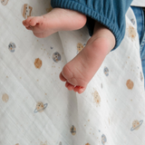 Perlimpinpin ⚜ MS35Z-CO Couverture mousseline de coton - Cosmos - Perlimpinpin vendu par Veille sur toi