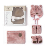 Petit Coulou PCCC7411 Coffret cadeau Ourson Minky pour bébé (4 accessoires) Rose vendu par Veille sur toi