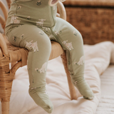 Petit Lem Dormeuse convertible en coton biologique - Agneaux - Petit Lem vendu par Veille sur toi