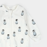 Petit Lem Dormeuse en coton biologique - Bébé pingouin - Petit Lem vendu par Veille sur toi