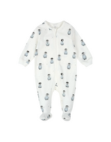 Petit Lem Dormeuse en coton biologique - Bébé pingouin - Petit Lem vendu par Veille sur toi