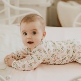 Petit Lem Dormeuse en coton biologique - Primevères - Petit Lem vendu par Veille sur toi