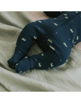 Petit Lem Dormeuse en Coton Côtelé Biologique - Bleu Marin Sauterelles - Petit Lem vendu par Veille sur toi