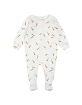 Petit Lem Dormeuse en coton côtelé biologique - Carottes - Petit Lem vendu par Veille sur toi