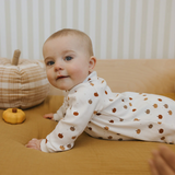 Petit Lem Dormeuse en coton côtelé biologique - Citrouille - Petit Lem vendu par Veille sur toi