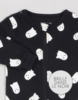 Petit Lem Dormeuse - Fantôme Halloween - Brille dans le noir - Petit Lem vendu par Veille sur toi