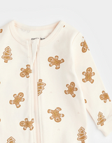 Petit Lem Dormeuse - Rose pivoine à imprimés de pains d'épice - Petit Lem vendu par Veille sur toi