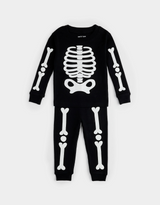 Petit Lem Pyjama - Squelette Halloween - Brille dans le noir - Petit Lem vendu par Veille sur toi
