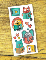 Pico ⚜ PICO-261 Tatouage - Amoureux de la lecture - Pico vendu par Veille sur toi