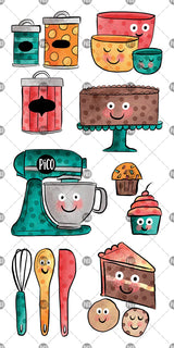 Pico ⚜ PICO-286 Tatouage - La passion de la pâtisserie - Pico vendu par Veille sur toi