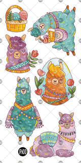 Pico ⚜ PICO-336 Tatouage - Les lamas zens - Pico vendu par Veille sur toi