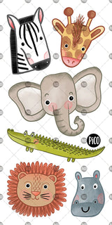 Pico ⚜ PICO-349 Tatouage - Le doux safari - Pico vendu par Veille sur toi