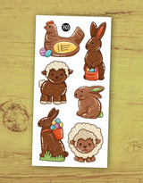 Pico ⚜ PICO-365 Tatouages Temporaires - Les lapins en Chocolat - Pico vendu par Veille sur toi