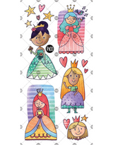 Pico ⚜ PICO-386 Tatouage - Mademoiselle la princesse et ses amies - Pico vendu par Veille sur toi