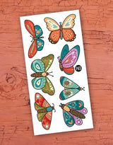 Pico ⚜ PICO-401 Tatouages Temporaires - Les papillons colorés - Pico vendu par Veille sur toi