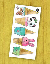 Pico ⚜ PiCO-404 Tatouages Temporaires - Les cornets animaux - Pico vendu par Veille sur toi