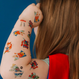 Pico ⚜ PICO-409 Tatouages temporaires - Les super-héros animaux - Pico vendu par Veille sur toi