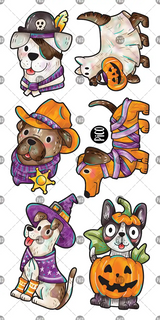 Pico ⚜ PiCO-413 Tatouages Temporaires - Les chiens costumés - Pico vendu par Veille sur toi