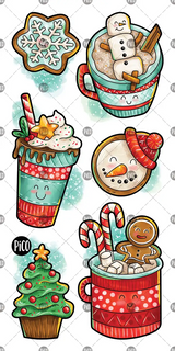 Pico ⚜ PiCO-415 Tatouages Temporaires - Les chocolats chauds - Pico vendu par Veille sur toi