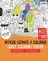 Pico ⚜ PICO-515 Coloriage géant - Les monstres - Pico vendu par Veille sur toi