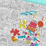 Pico ⚜ PICO-522 Coloriage Géant - Anniversaire - Pico vendu par Veille sur toi