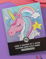 Pico ⚜ PICO-602 Livre à colorier et à jouer - Les licornes - Pico vendu par Veille sur toi