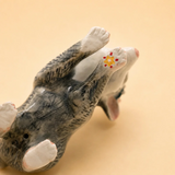 Porte-bougie en porcelaine - Opossum - Camp Hollow