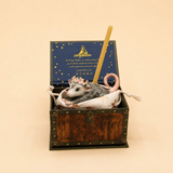 Porte-bougie en porcelaine - Opossum - Camp Hollow