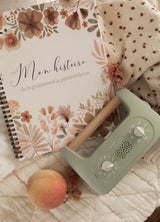 Rainbows & Lollipops ⚜ RL-C27-Fleurs aquarelle Livre de grossesse-bébé et petite enfance - Fleurs aquarelle - Rainbows & Lollipops vendu par Veille sur toi