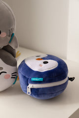 Relaxeazzz CUSH227 Oreiller et Masque de Voyage 2-en-1 - Pingouin - Relaxeazzz vendu par Veille sur toi