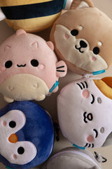 Relaxeazzz CUSH227 Oreiller et Masque de Voyage 2-en-1 - Pingouin - Relaxeazzz vendu par Veille sur toi