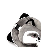 Relaxeazzz CUSH228 Oreiller et Masque de Voyage 2-en-1 - Raton Laveur - Relaxeazzz vendu par Veille sur toi