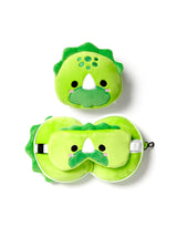 Relaxeazzz CUSH251 Oreiller et Masque de Voyage 2-en-1 - Dinosaure - Relaxeazzz vendu par Veille sur toi